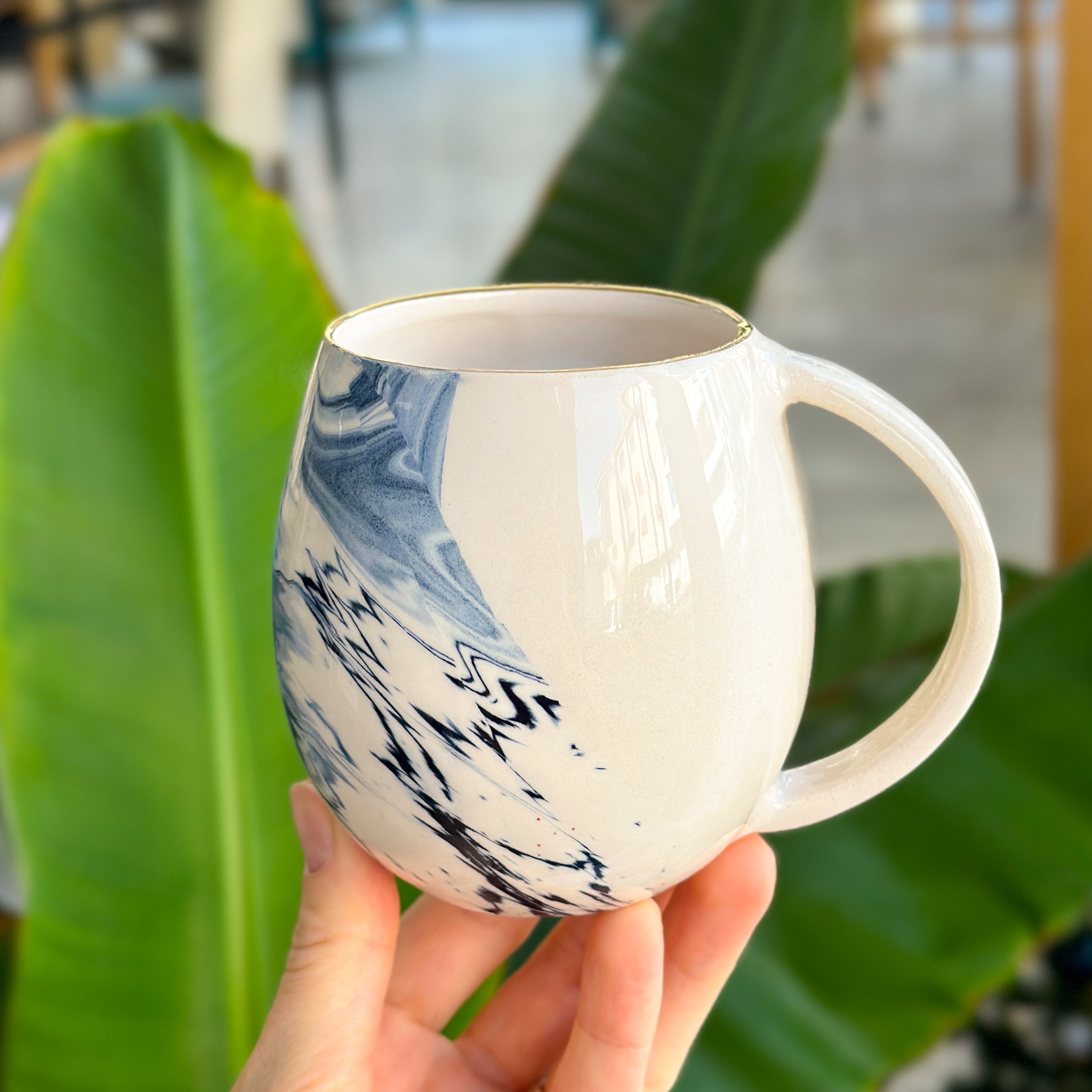 Personalized Valentine's Collection 330ml Mug Navy Blue