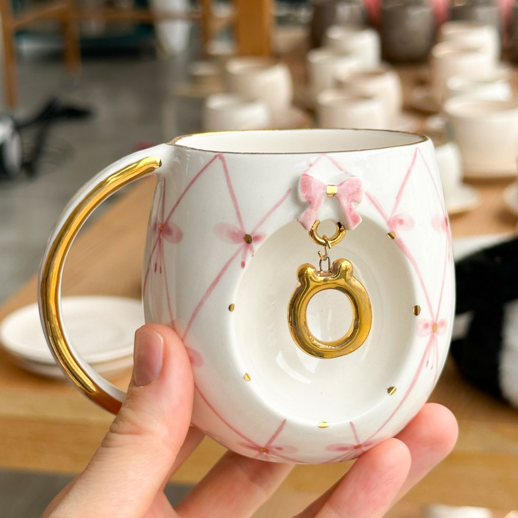 Bow Personalized Mug, detail view 6