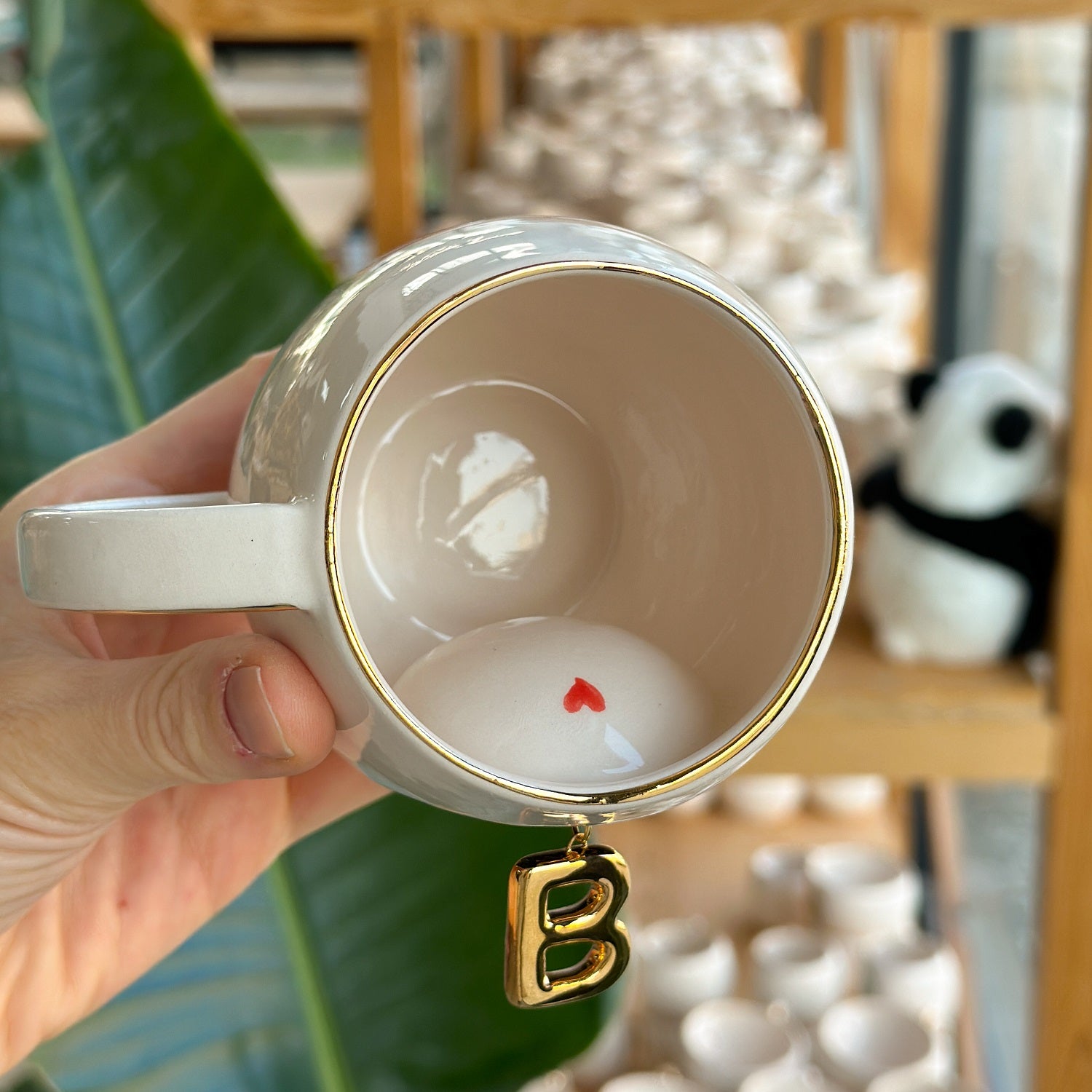 Personalized Galaxy 330ml Mug With Letter