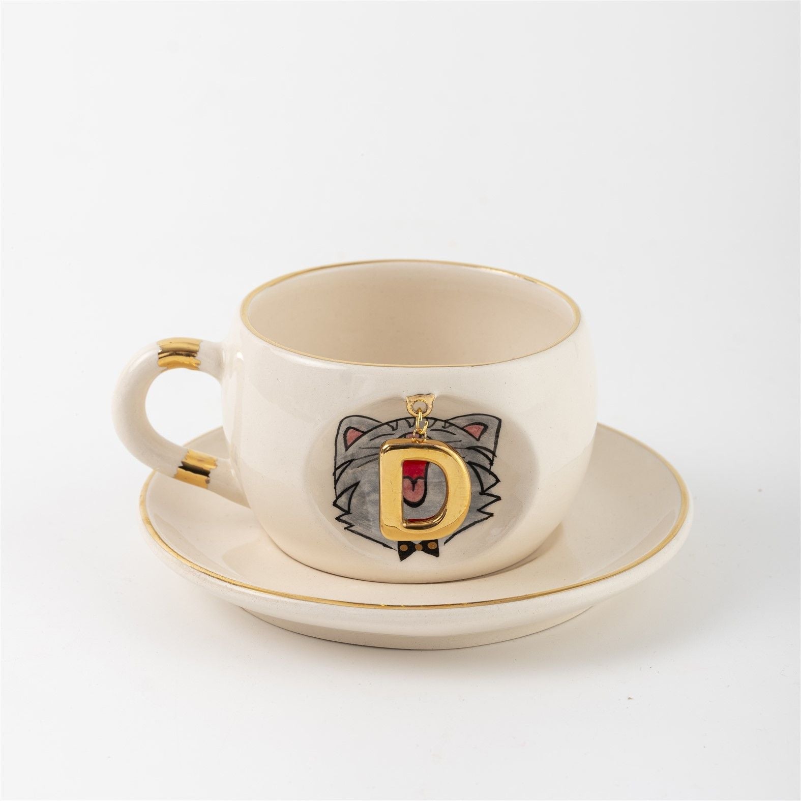 Cat Personalized Tea Mug, detail view 11