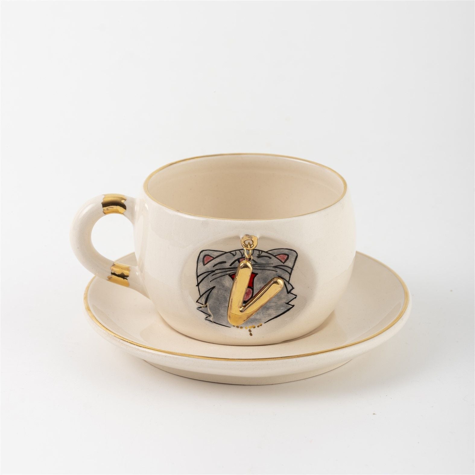 Cat Personalized Tea Mug, detail view 30
