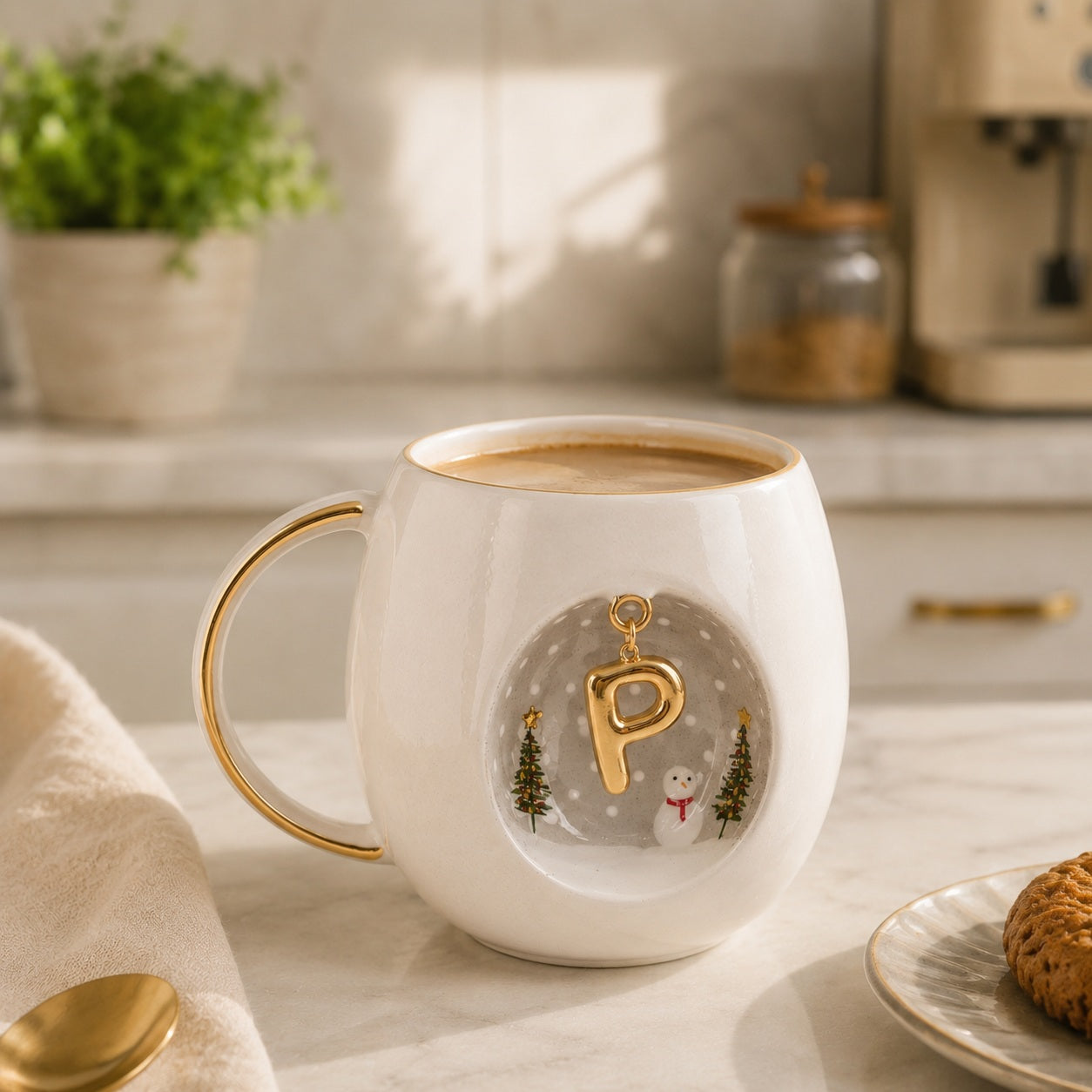 Winter Personalized Porcelain Mug 280 ml / 9.5 oz
