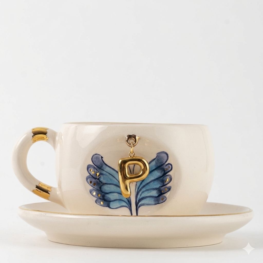 Butterfly Personalized Tea Mug, detail view 22