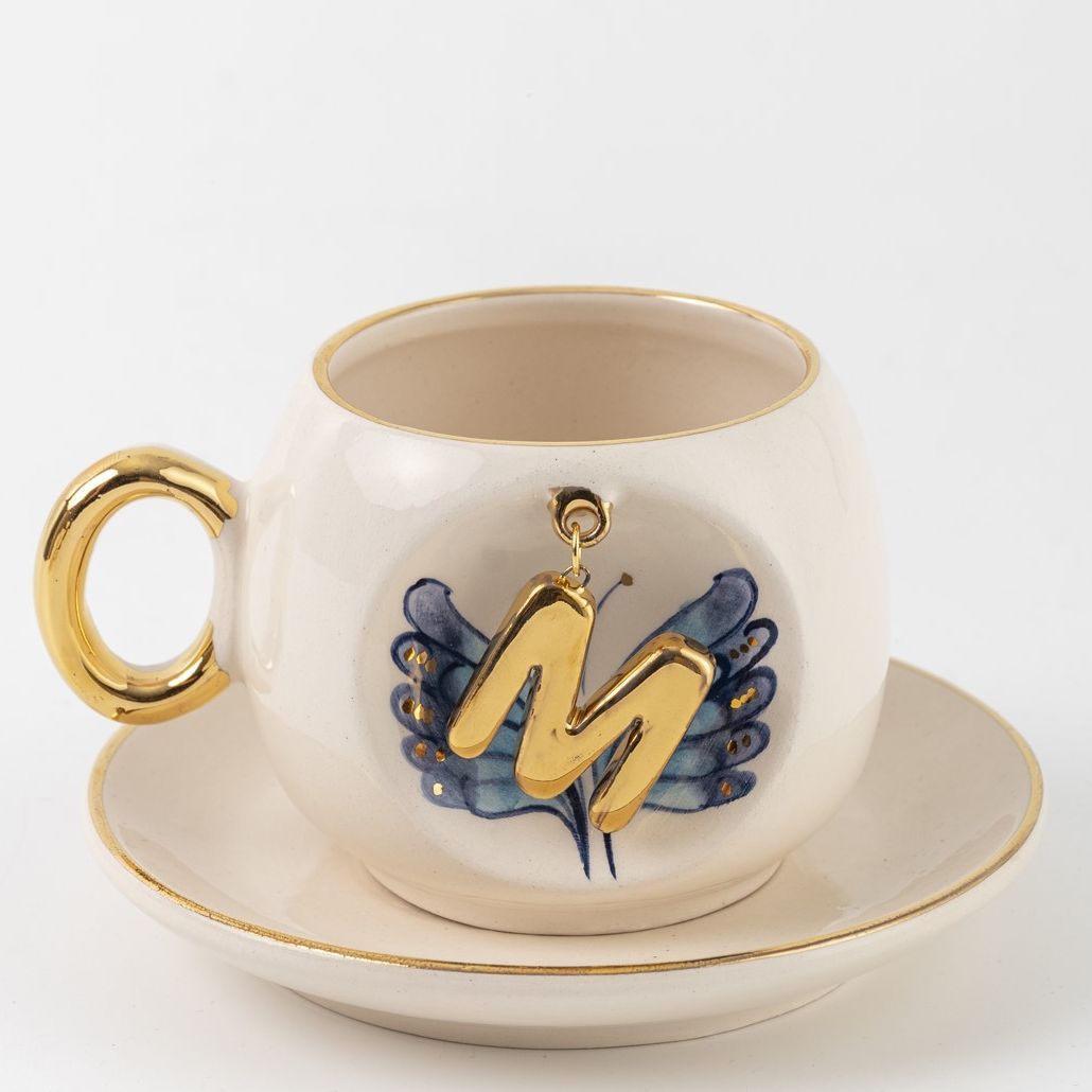 Butterfly Personalized Turkish Coffee Cup, detail view 14