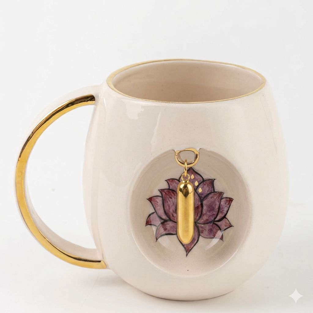 Lotus Personalized Porcelain Mug 280 ml / 9.5 oz