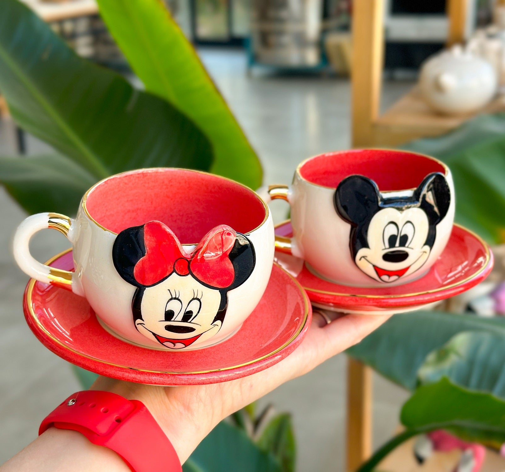 Minnie Mouse Tea Mug Red
