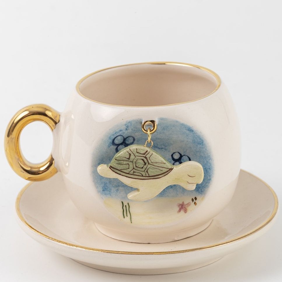 Nature Series Caretta Caretta Turkish Coffee Cup, product image 1