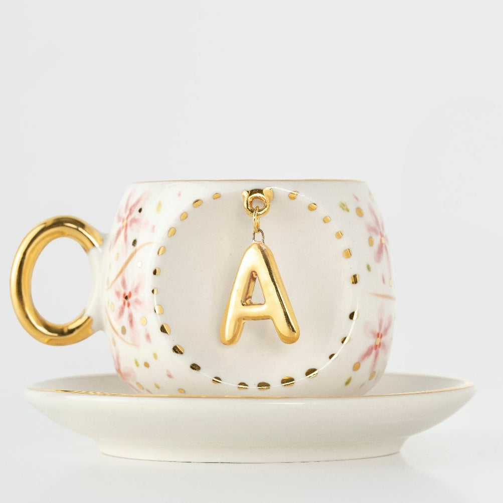 Sakura Personalized Turkish Coffee Cup, detail view 7