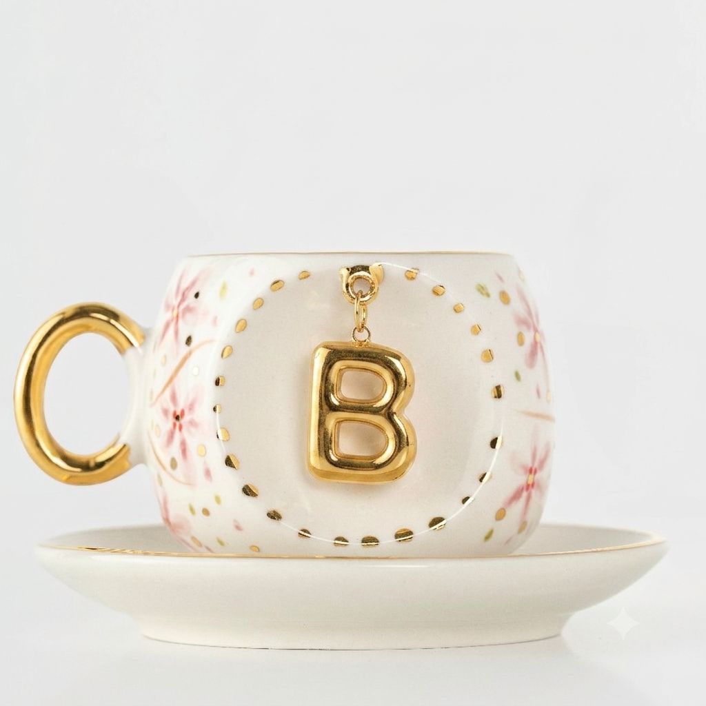 Sakura Personalized Turkish Coffee Cup, detail view 8