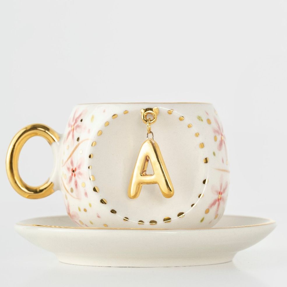 Sakura Personalized Turkish Coffee Cup, detail view 14