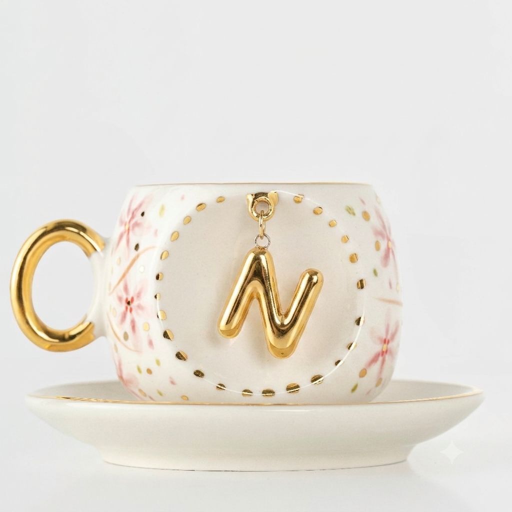Sakura Personalized Turkish Coffee Cup, detail view 21