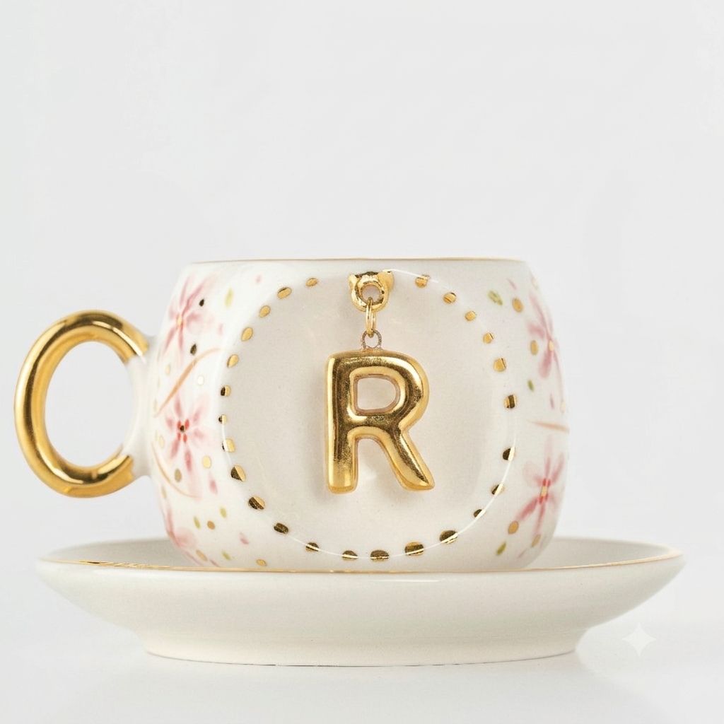 Sakura Personalized Turkish Coffee Cup, detail view 25