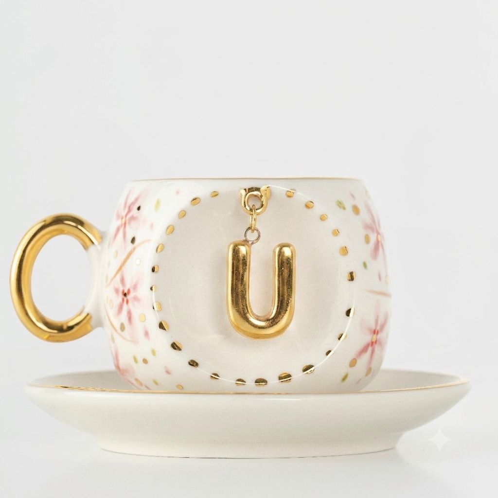 Sakura Personalized Turkish Coffee Cup, detail view 28