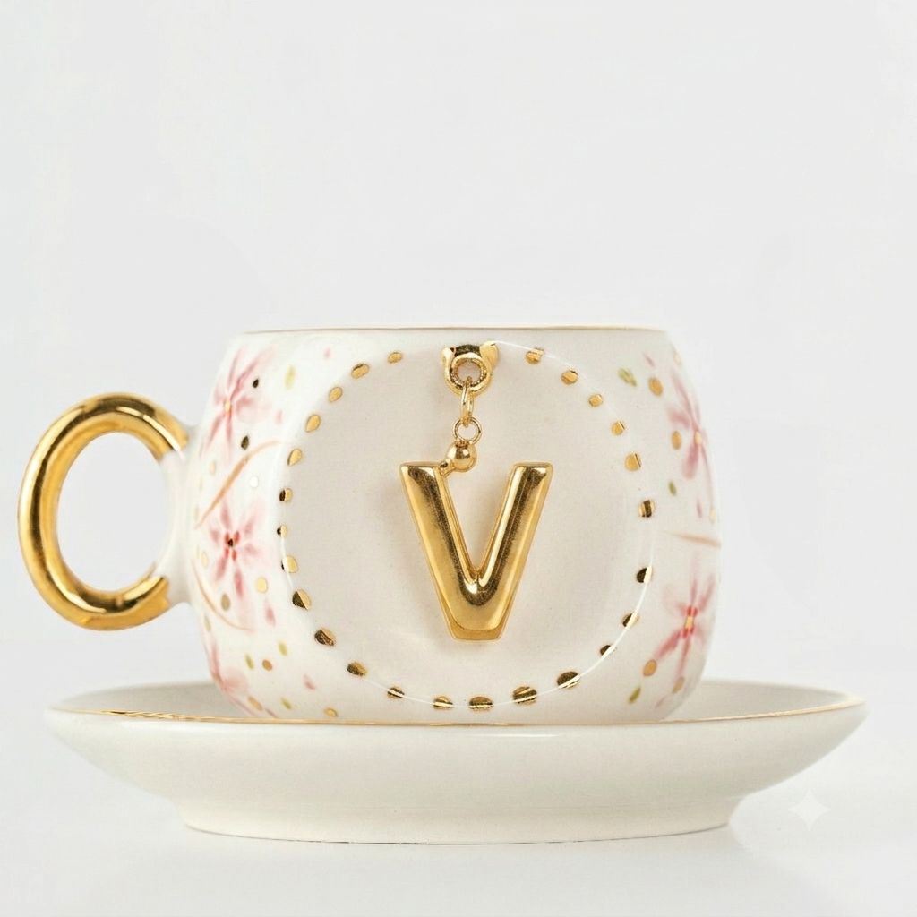 Sakura Personalized Turkish Coffee Cup, detail view 29