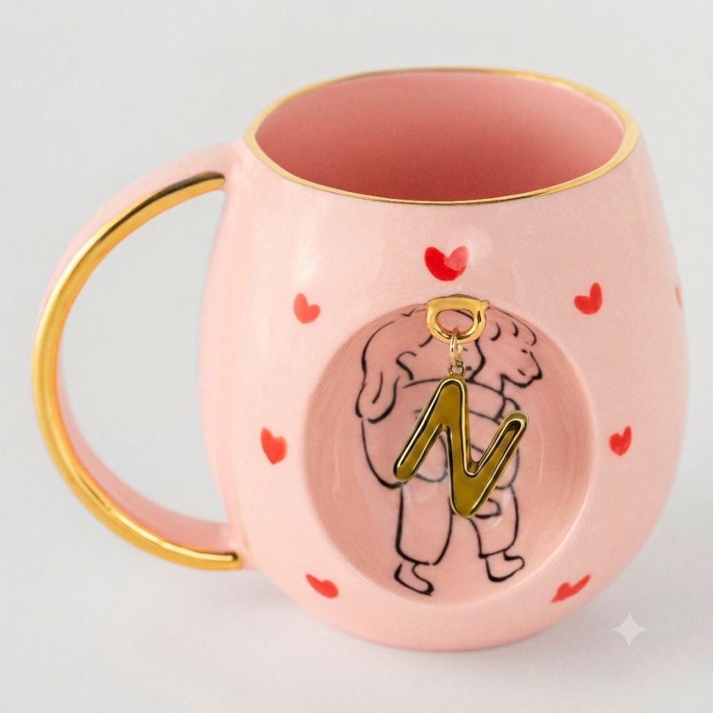 Rose Amour Personalized Mug, detail view 20
