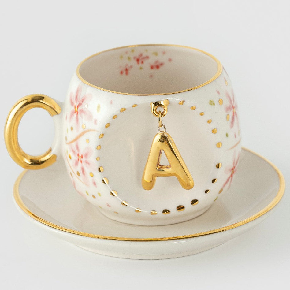 Sakura Personalized Turkish Coffee Cup, detail view 4