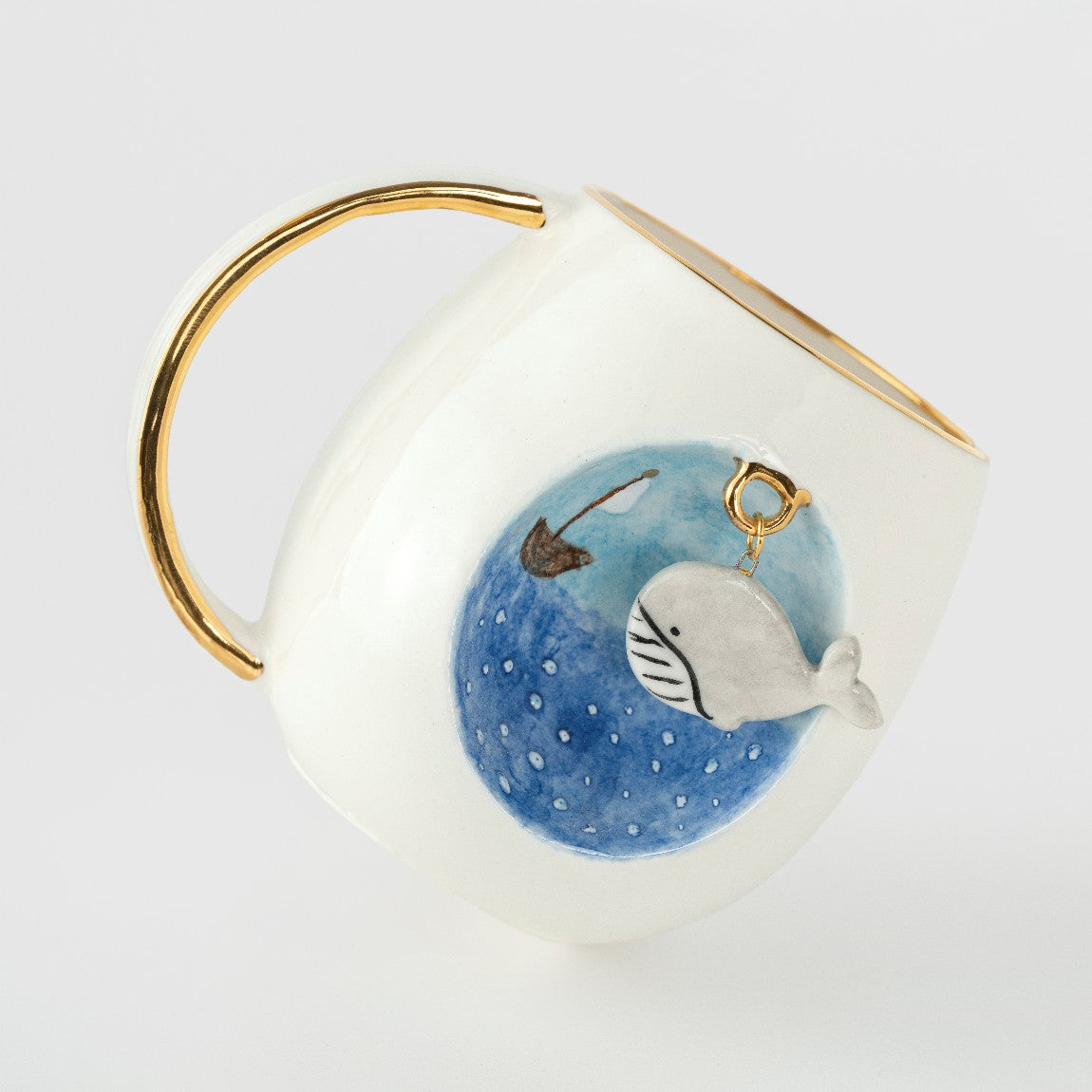 Nature Series Blue Whale Porcelain Mug 280 ml / 9.5 oz