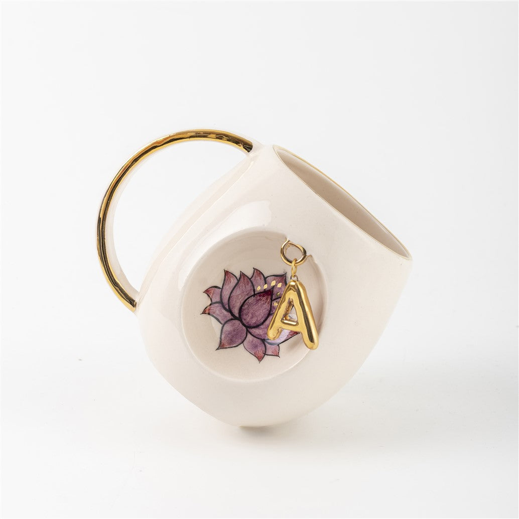 Lotus Personalized Mug, product view