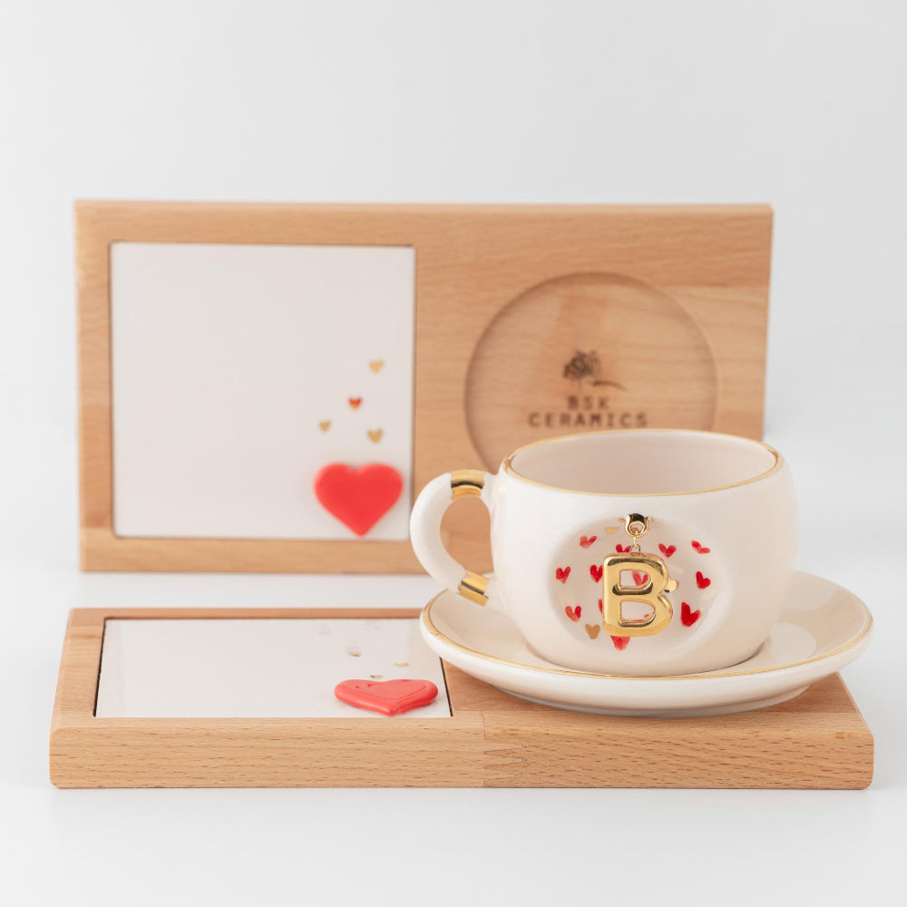 Love Personalized Tea Cup Presentation Set, product view