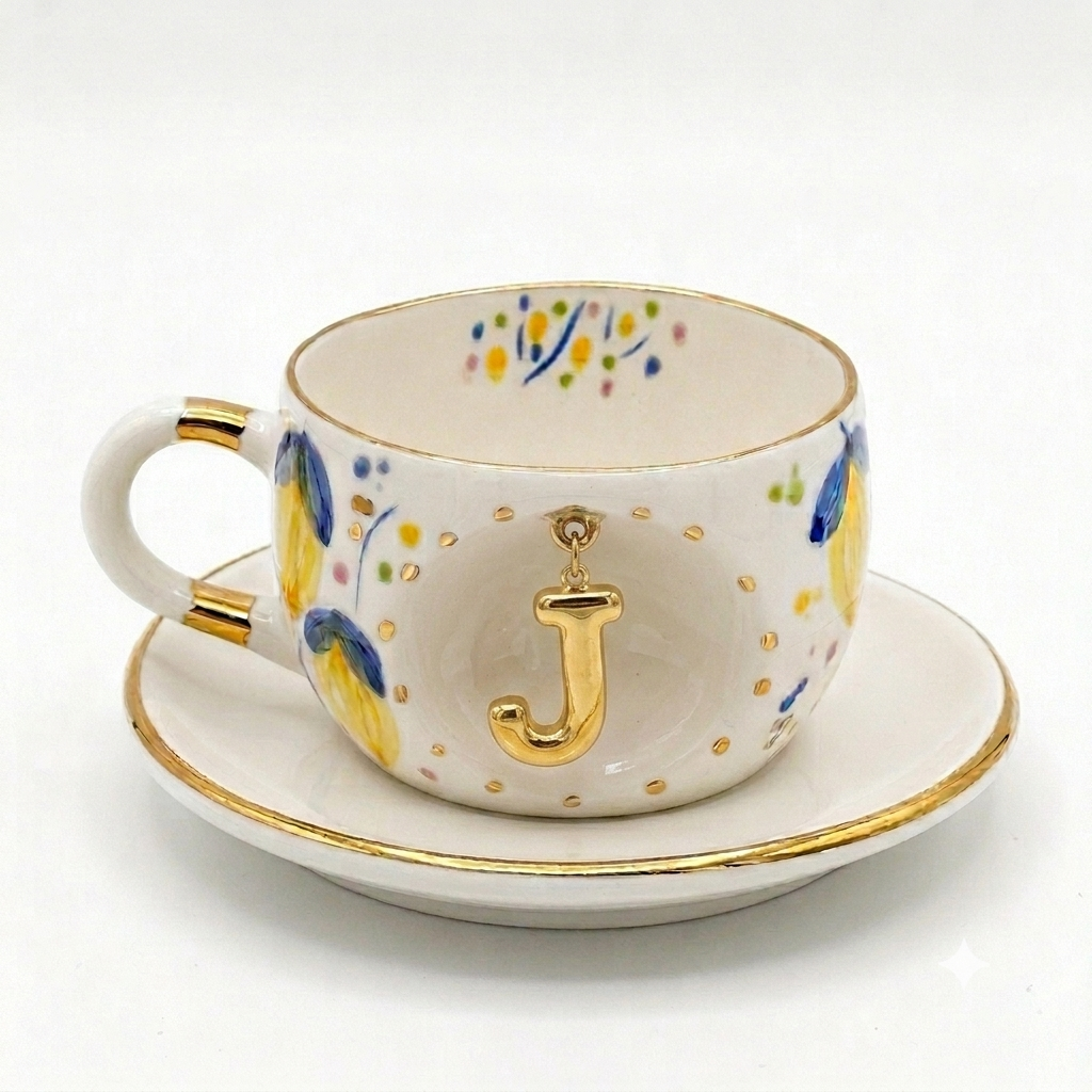Lemon Personalized Tea Mug, detail view 16