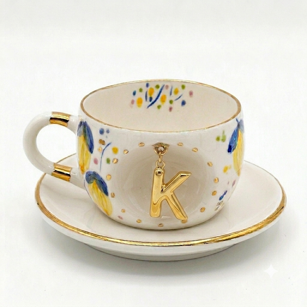 Lemon Personalized Tea Mug, detail view 17