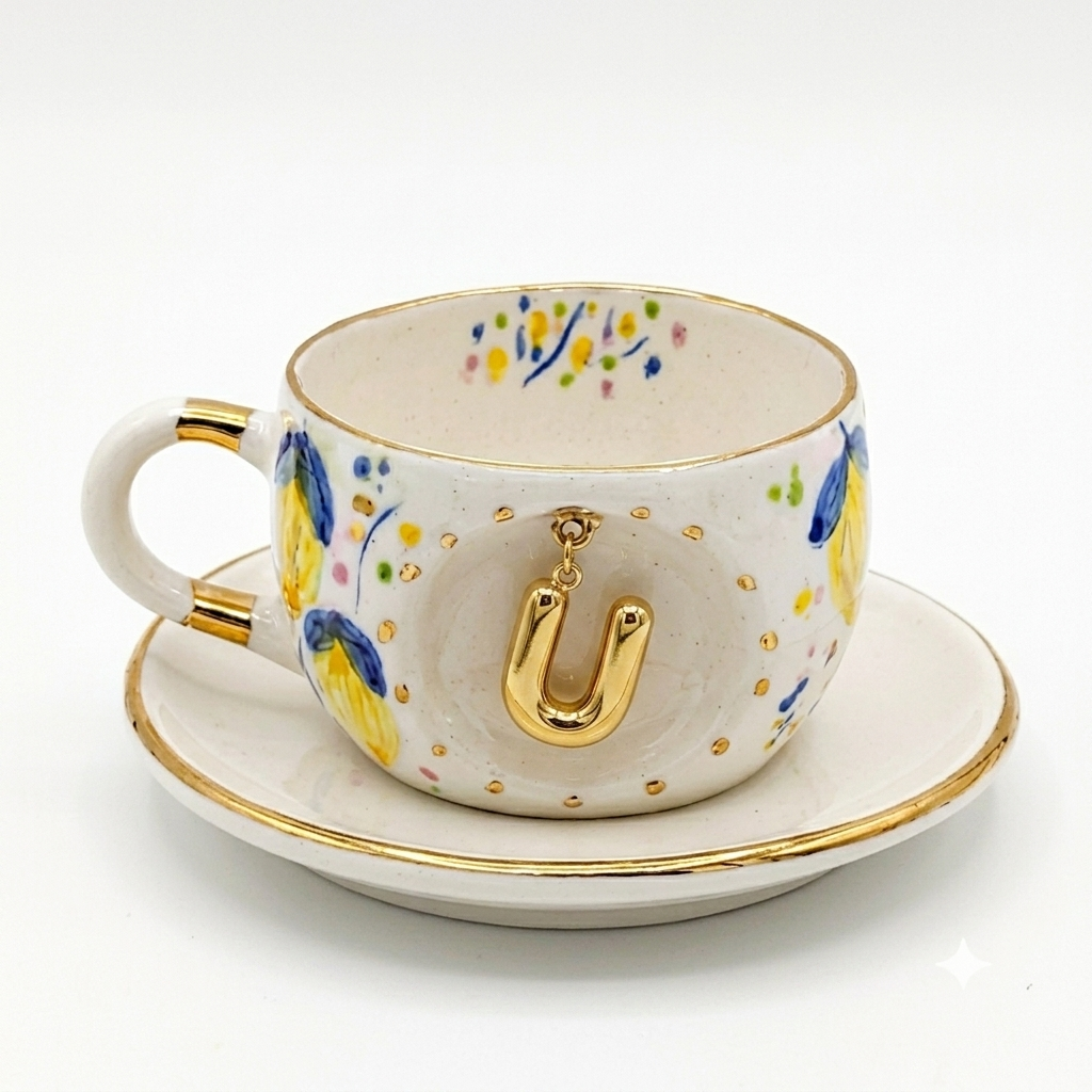 Lemon Personalized Tea Mug, detail view 27