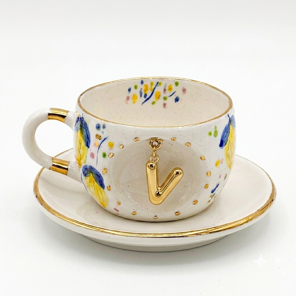 Lemon Personalized Tea Mug, detail view 28