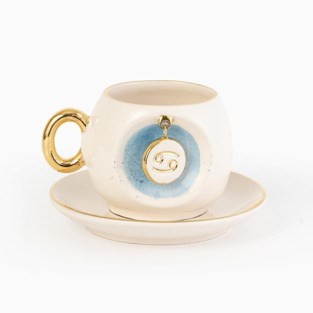 Cancer Zodiac Turkish Coffee Cup, product view