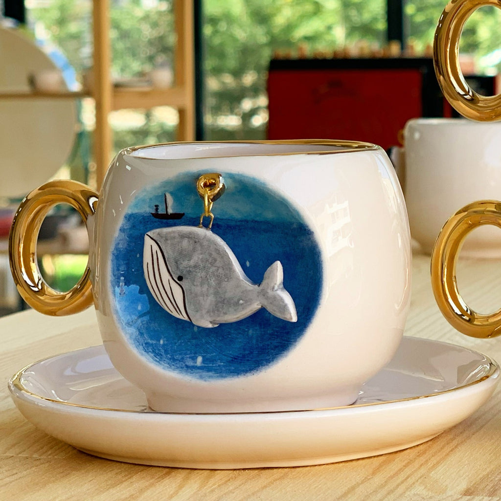 Blue Crab Coffee Cup