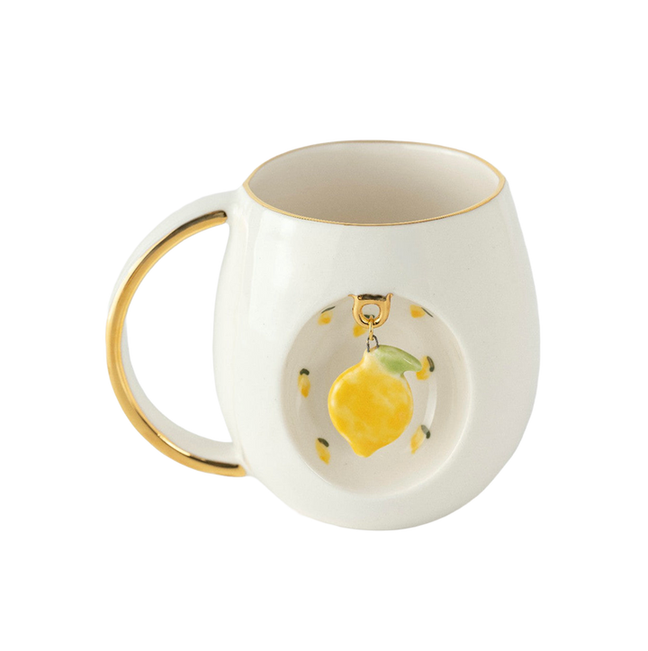 Lemon Porcelain Mug 280 ml / 9.5 oz