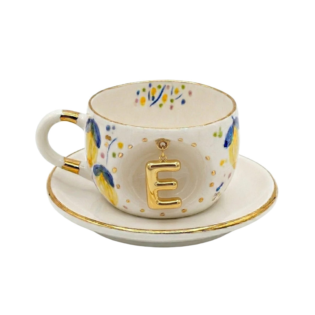 Lemon Personalized Tea Mug, product view