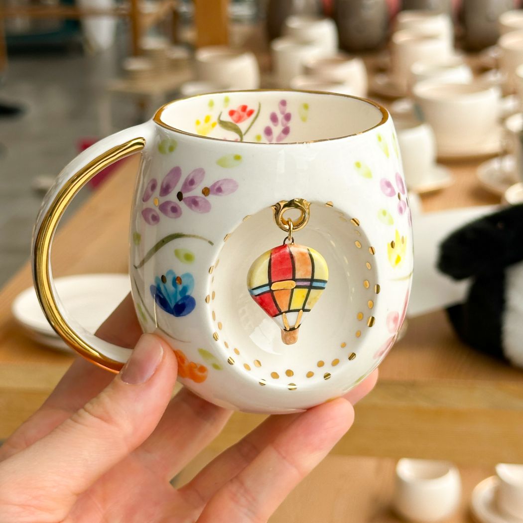 Spring Blossom Balloon Mug, product view