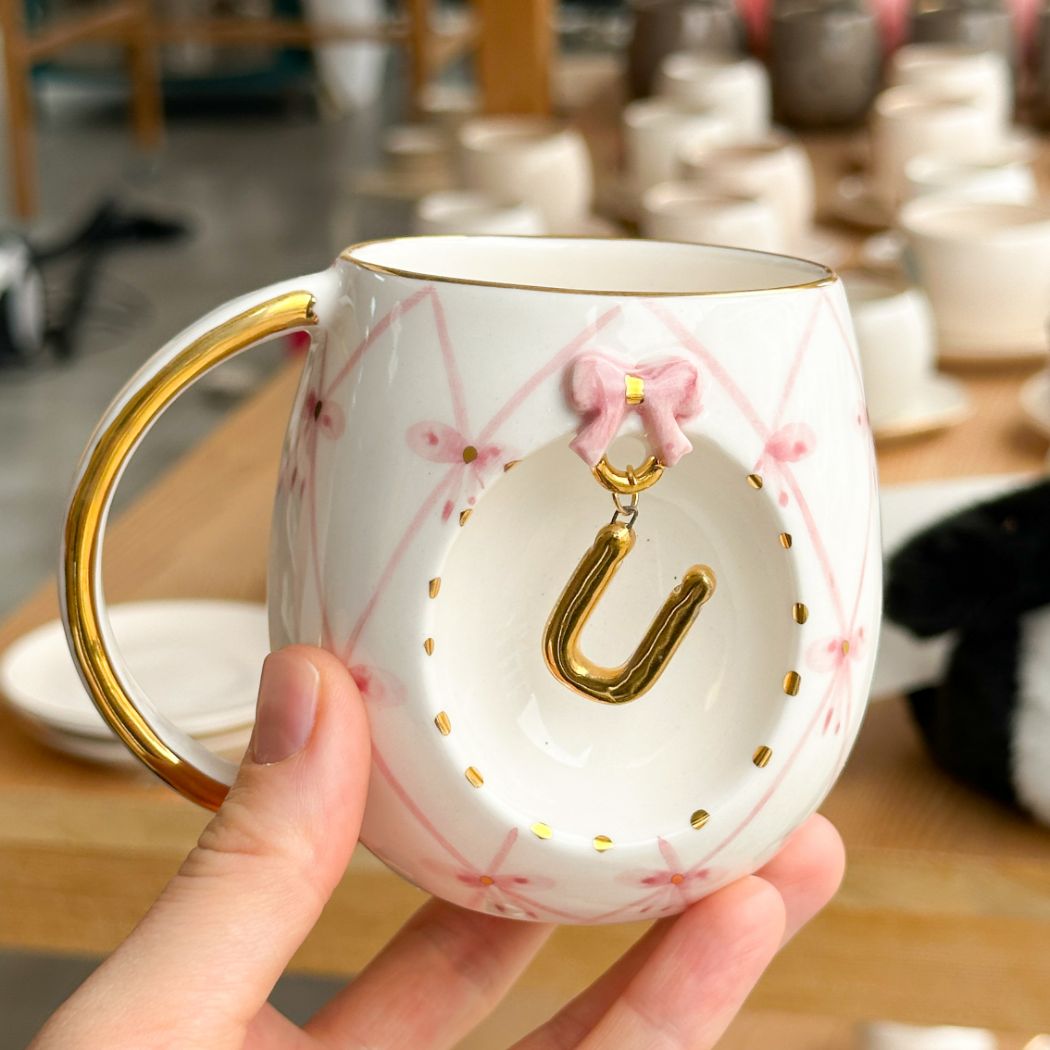 Bow Personalized Mug, detail view 8