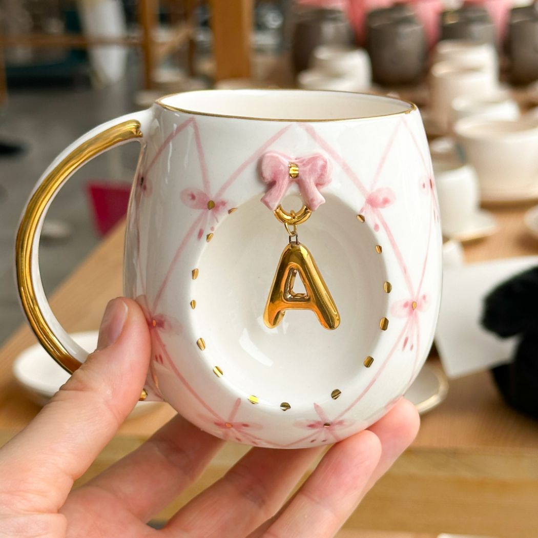 Bow Personalized Mug, detail view 9