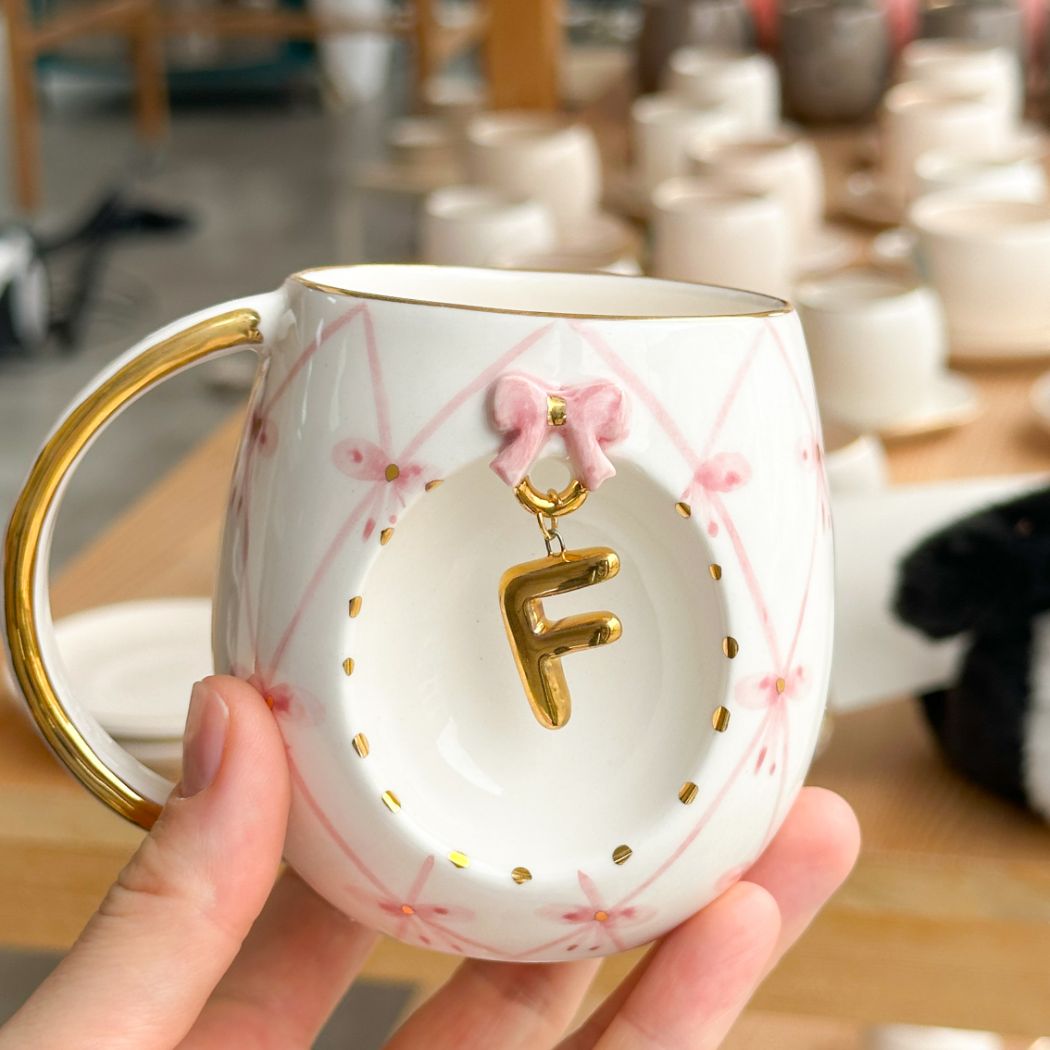 Bow Personalized Mug, detail view 14