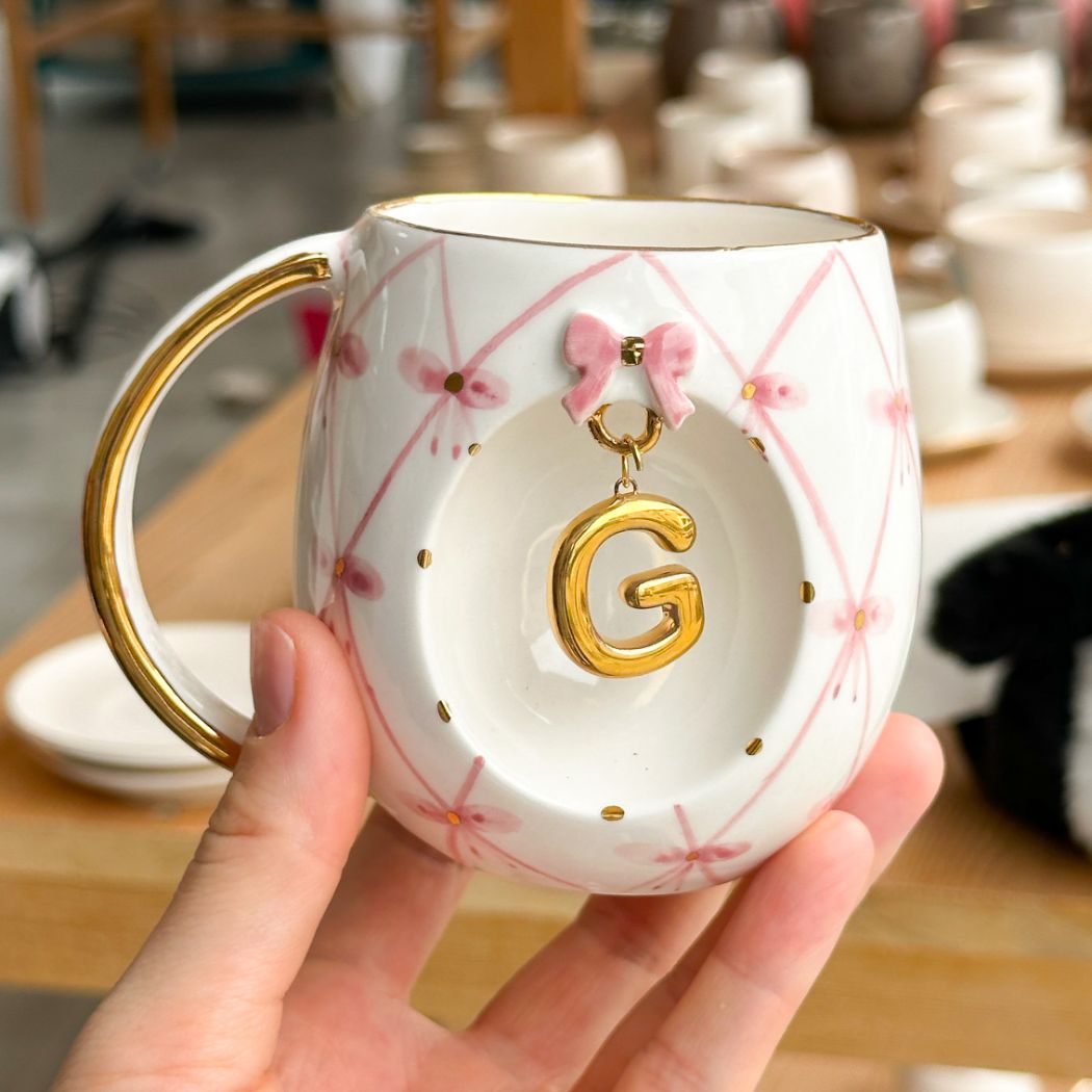 Bow Personalized Mug, detail view 15