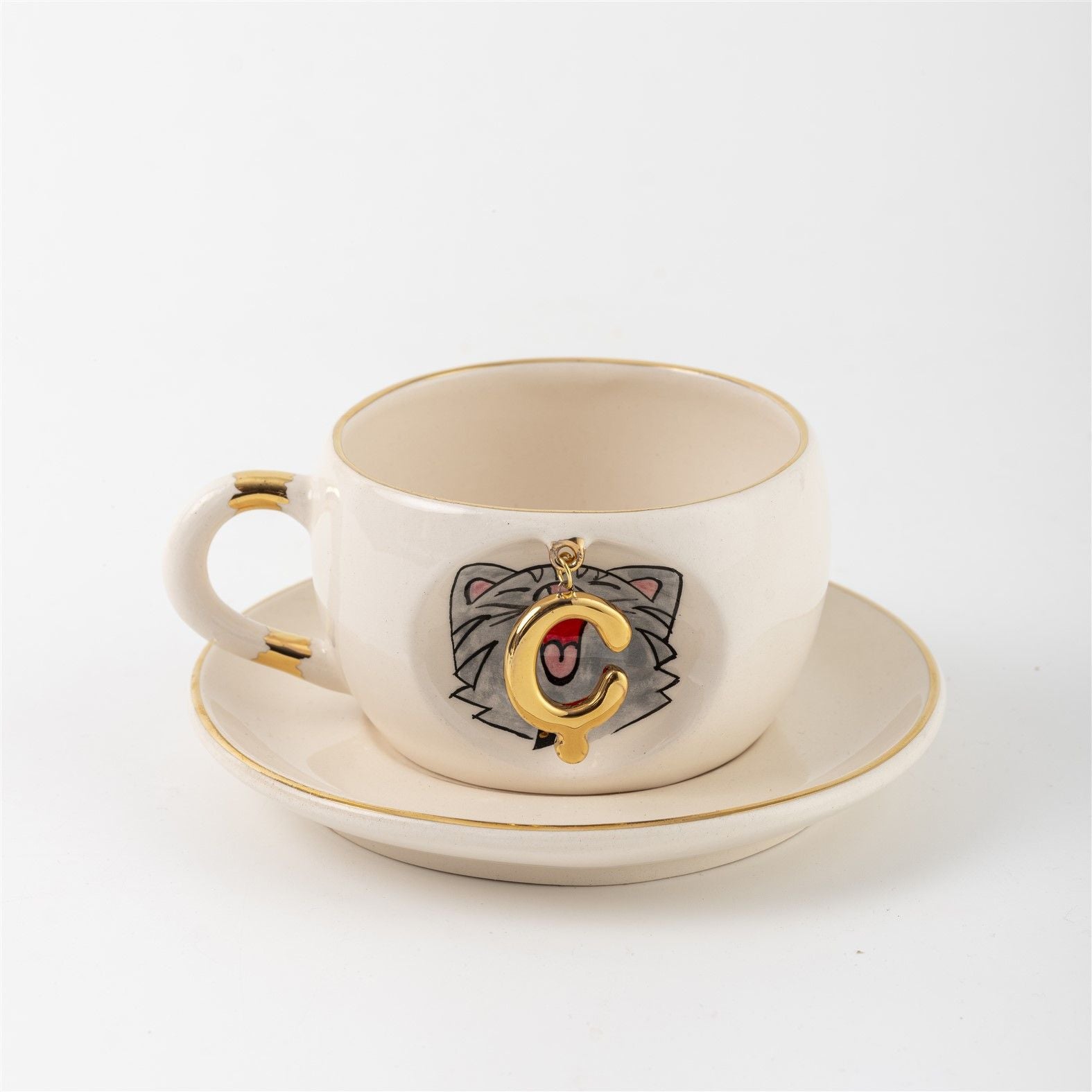 Cat Personalized Tea Mug, detail view 35