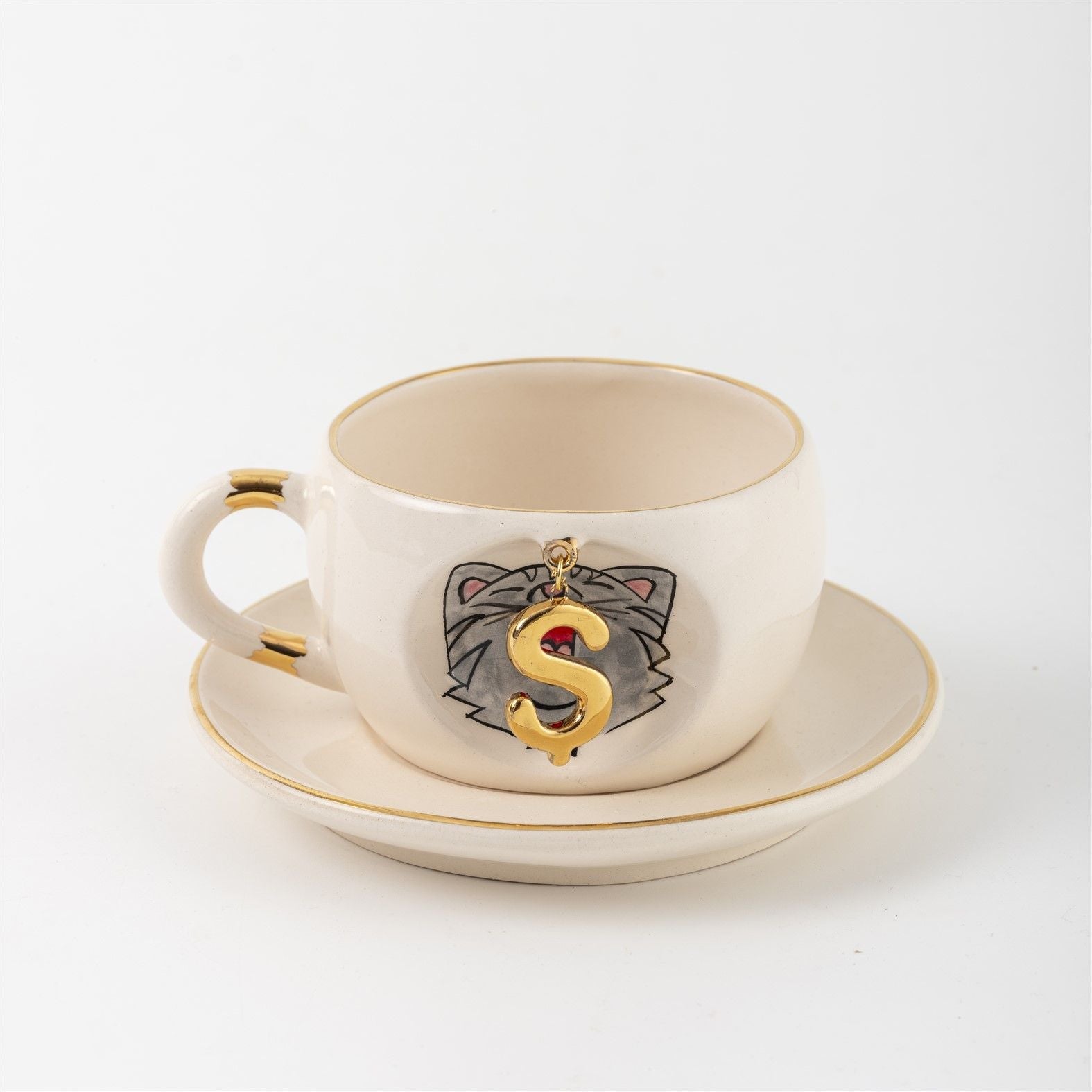Cat Personalized Tea Mug, detail view 6