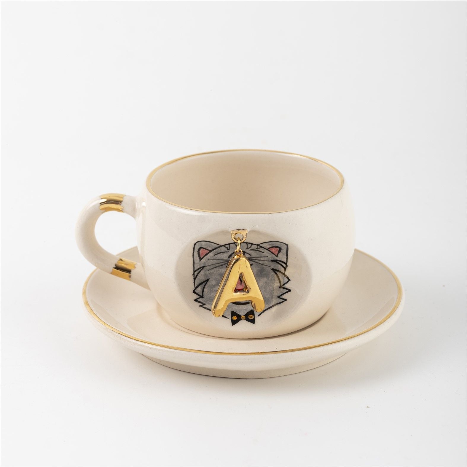 Cat Personalized Tea Mug, detail view 8