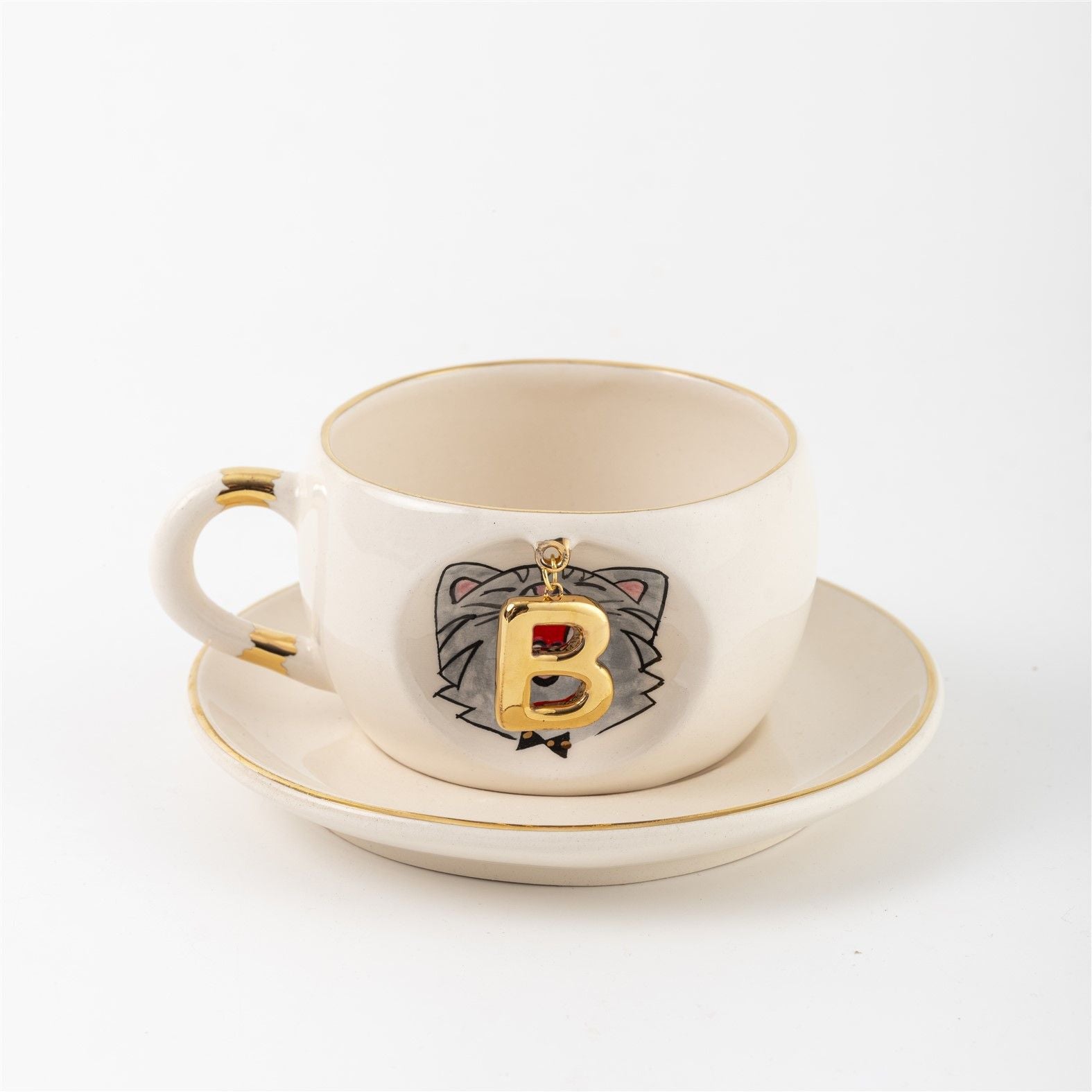 Cat Personalized Tea Mug, detail view 9