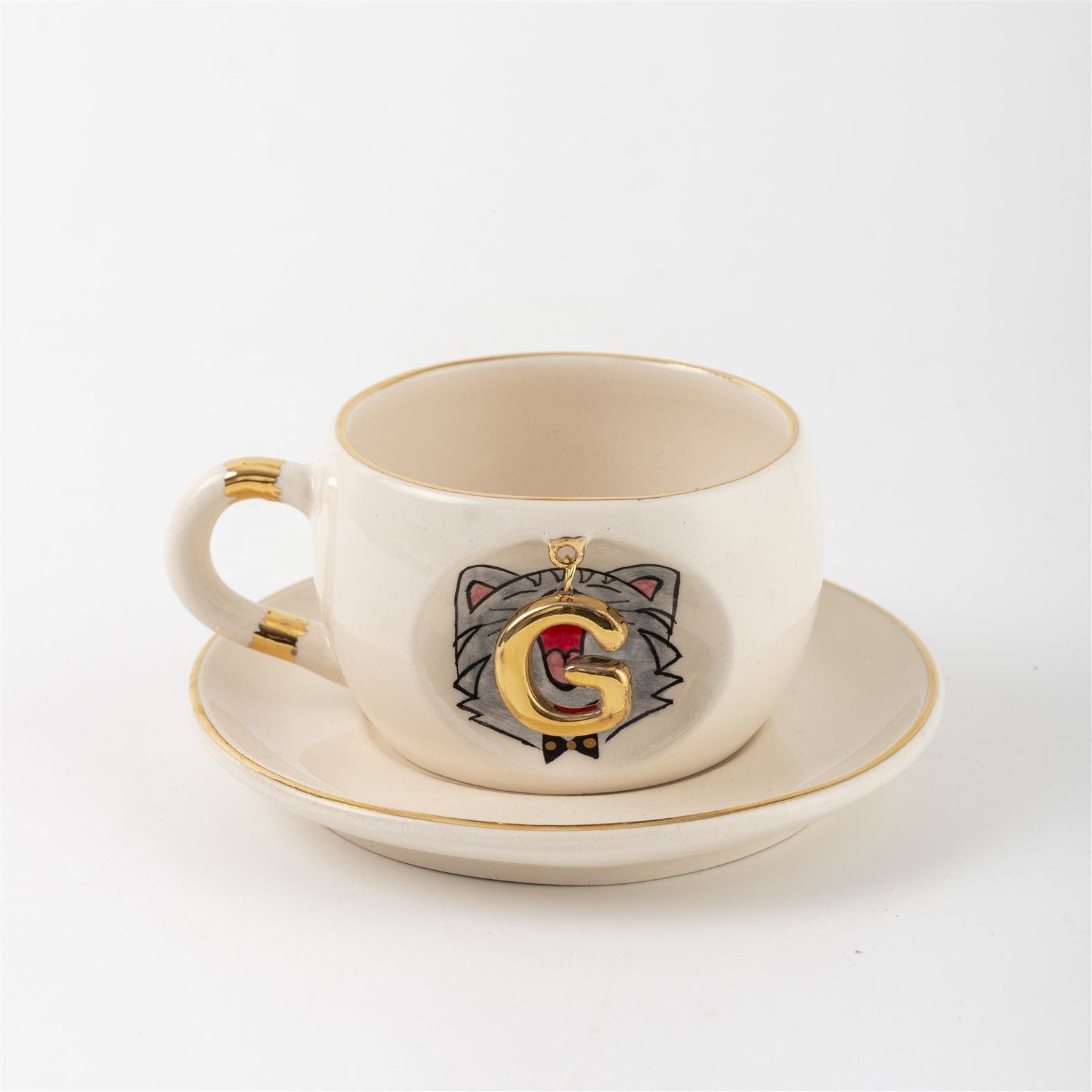 Cat Personalized Tea Mug, detail view 14