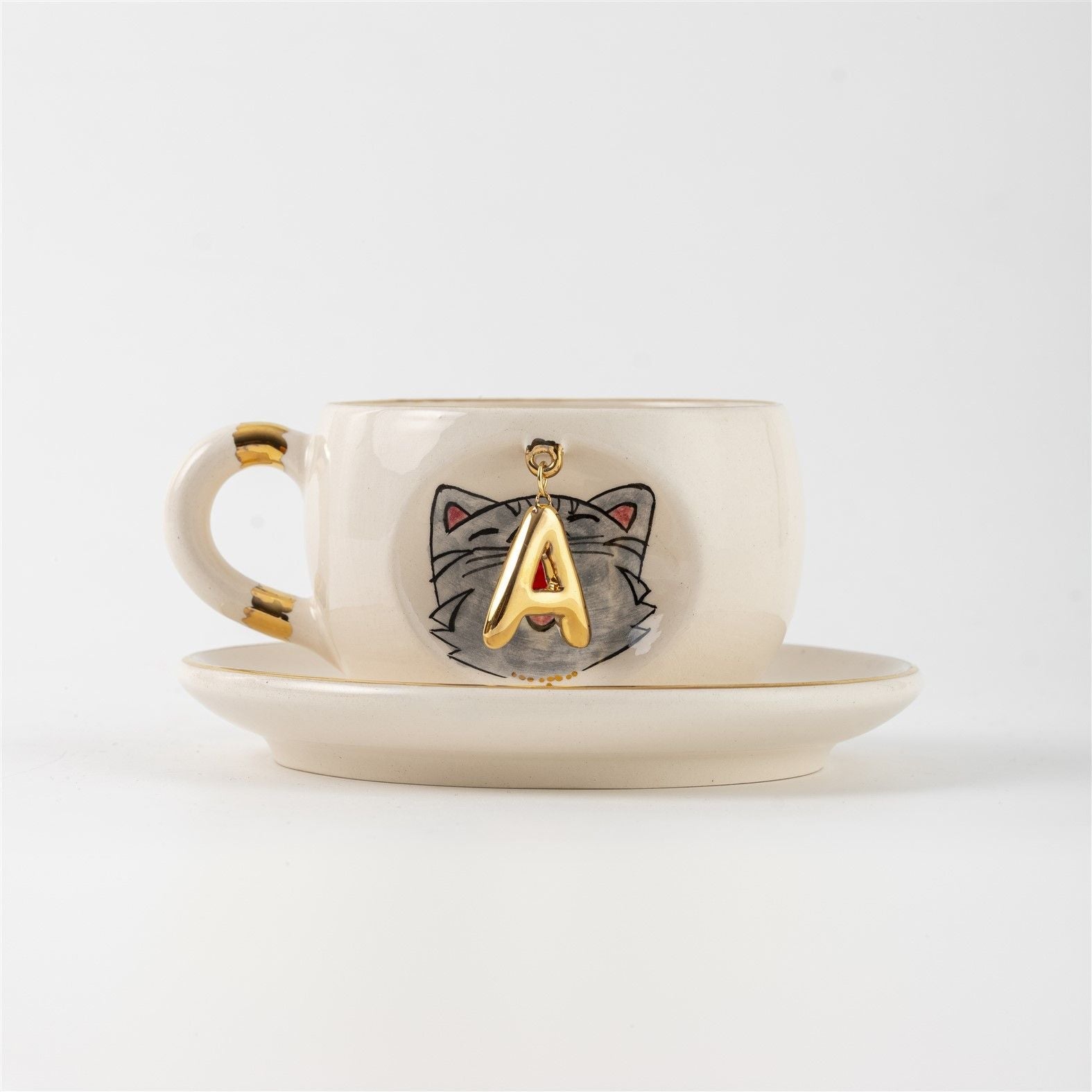 Cat Personalized Tea Mug, detail view 15