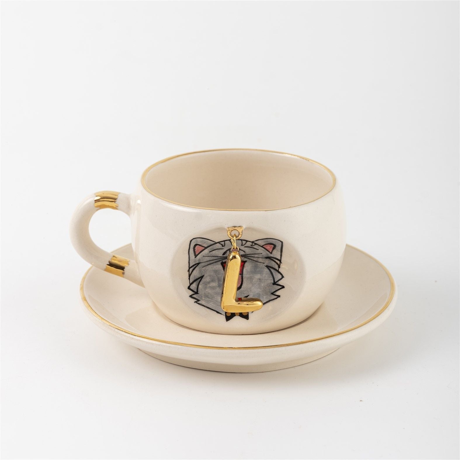 Cat Personalized Tea Mug, detail view 20