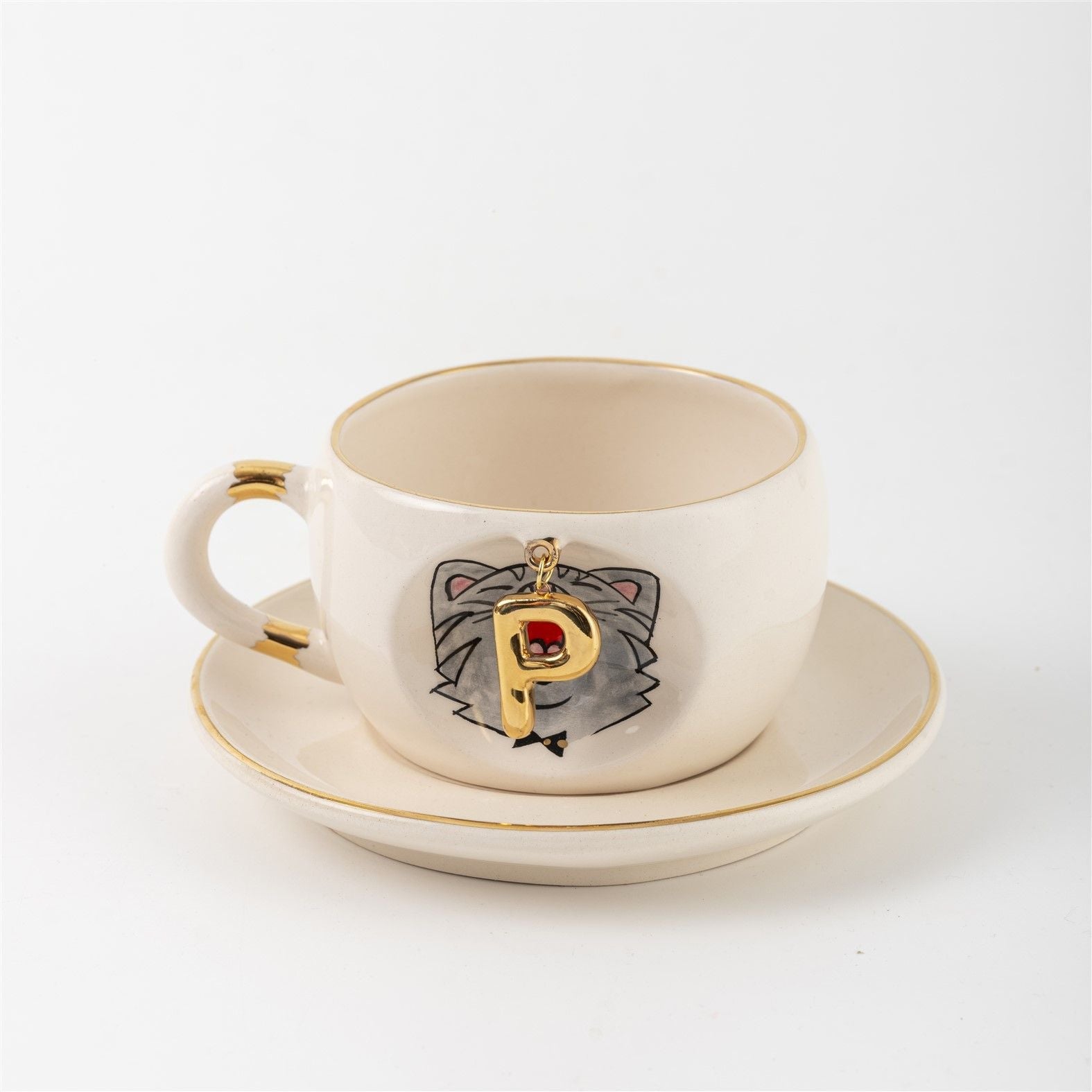 Cat Personalized Tea Mug, detail view 24