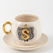 Cat Personalized Turkish Coffee Cup, detail view 7