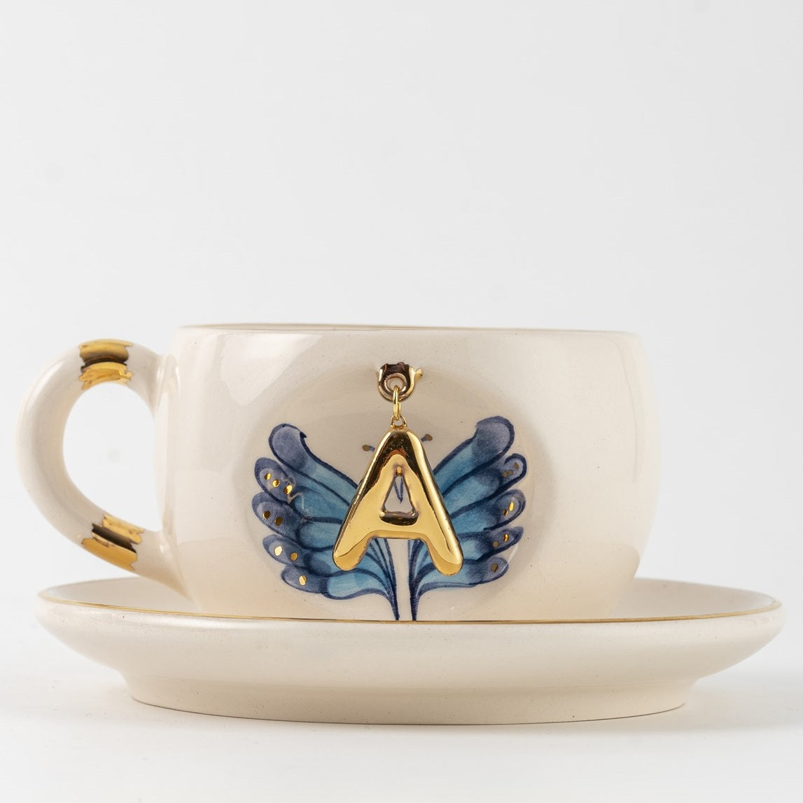 Butterfly Personalized Tea Mug, detail view 6