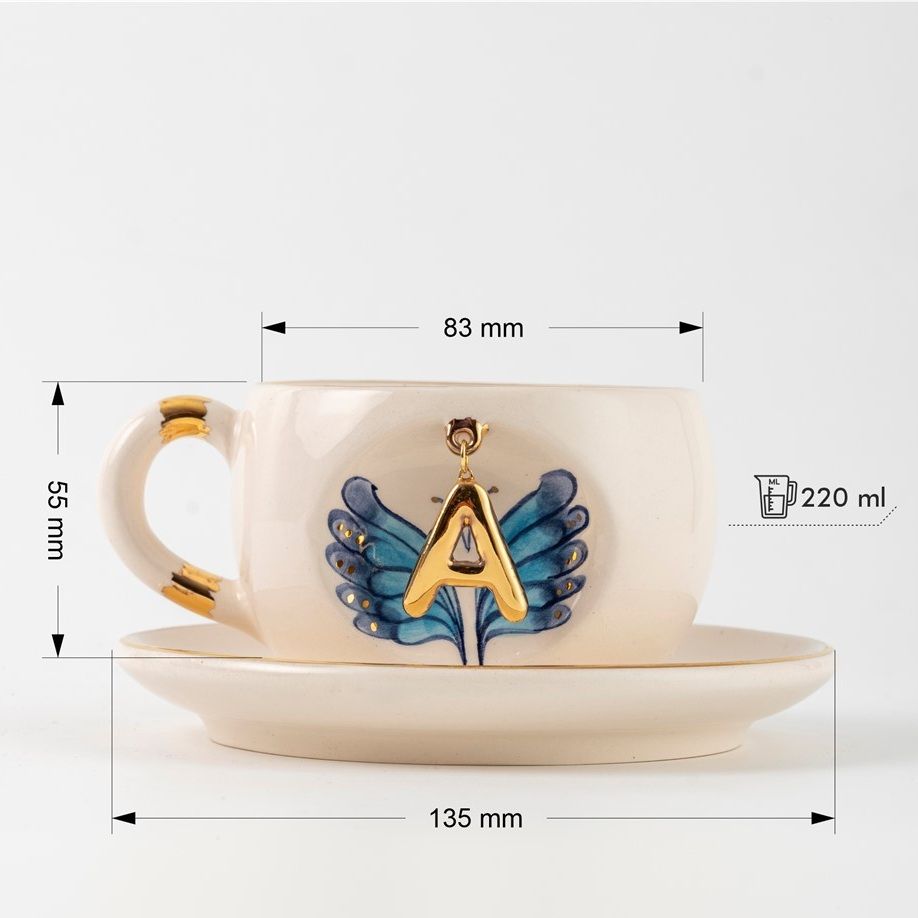 Butterfly Personalized Tea Mug