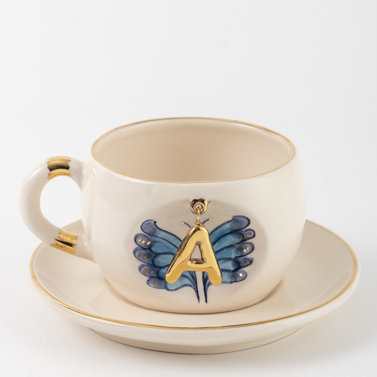 Butterfly Personalized Tea Mug, detail view 13