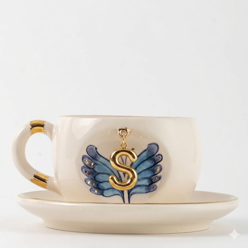 Butterfly Personalized Tea Mug, detail view 25