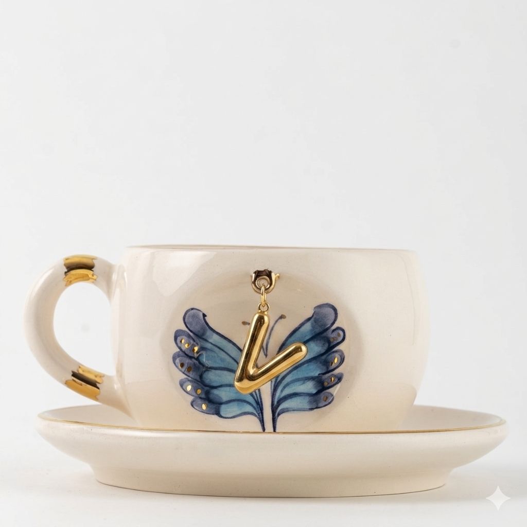 Butterfly Personalized Tea Mug, detail view 28